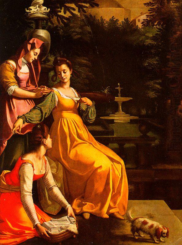 Jacopo da Empoli Susanna and the Elders china oil painting image